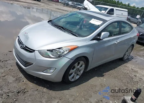 2013 Hyundai Elantra Limited из США, поврежденный, VIN 5NPDH4AEXDH232559
